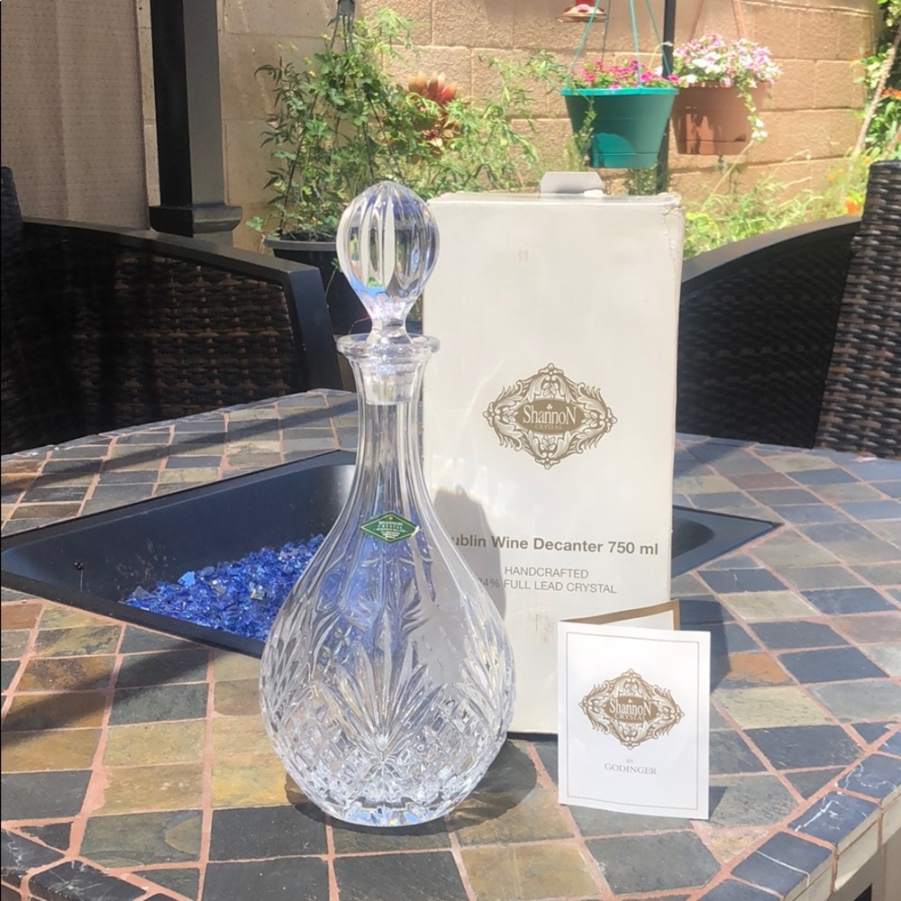 Shannon Crystal Dublin Wine 🍷 Decanter